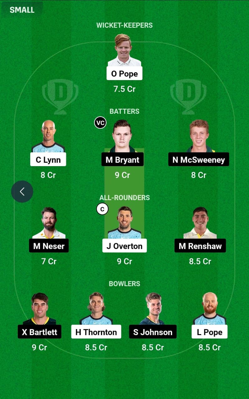 STR vs HEA 31st T20 Dream11 Prediction