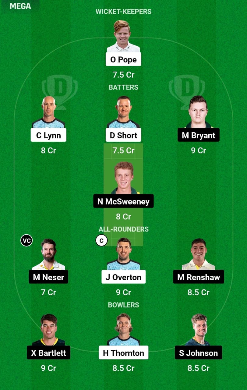 STR vs HEA 31st T20 Dream11 Prediction