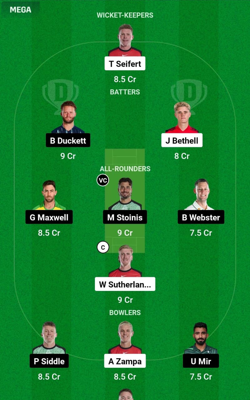 REN vs STA 32nd T20 Dream11 Prediction