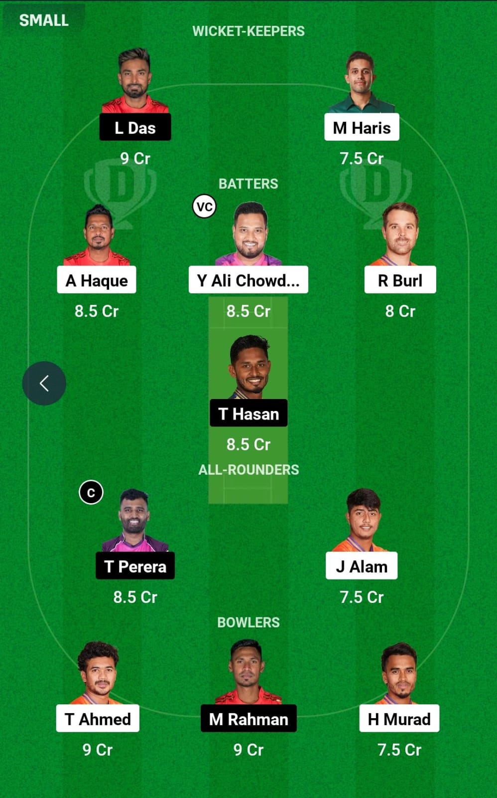 DBR vs DC 18th T20 Dream11 Prediction
