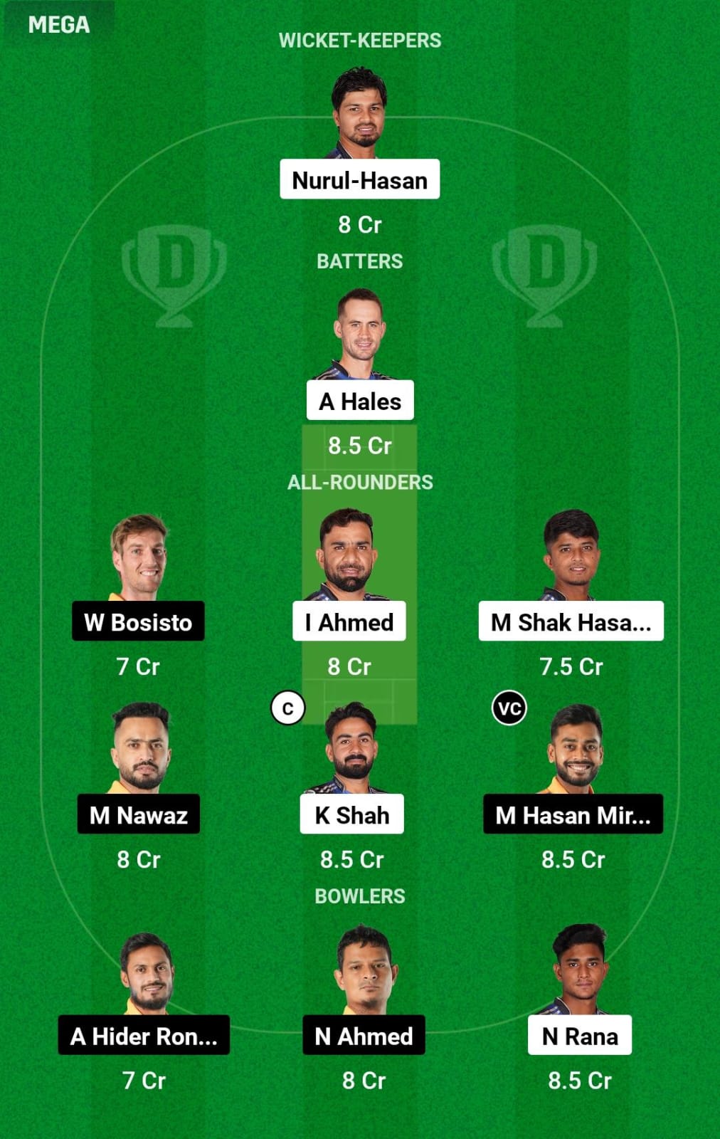 RAN vs KHT 20th T20 Dream11 Prediction
