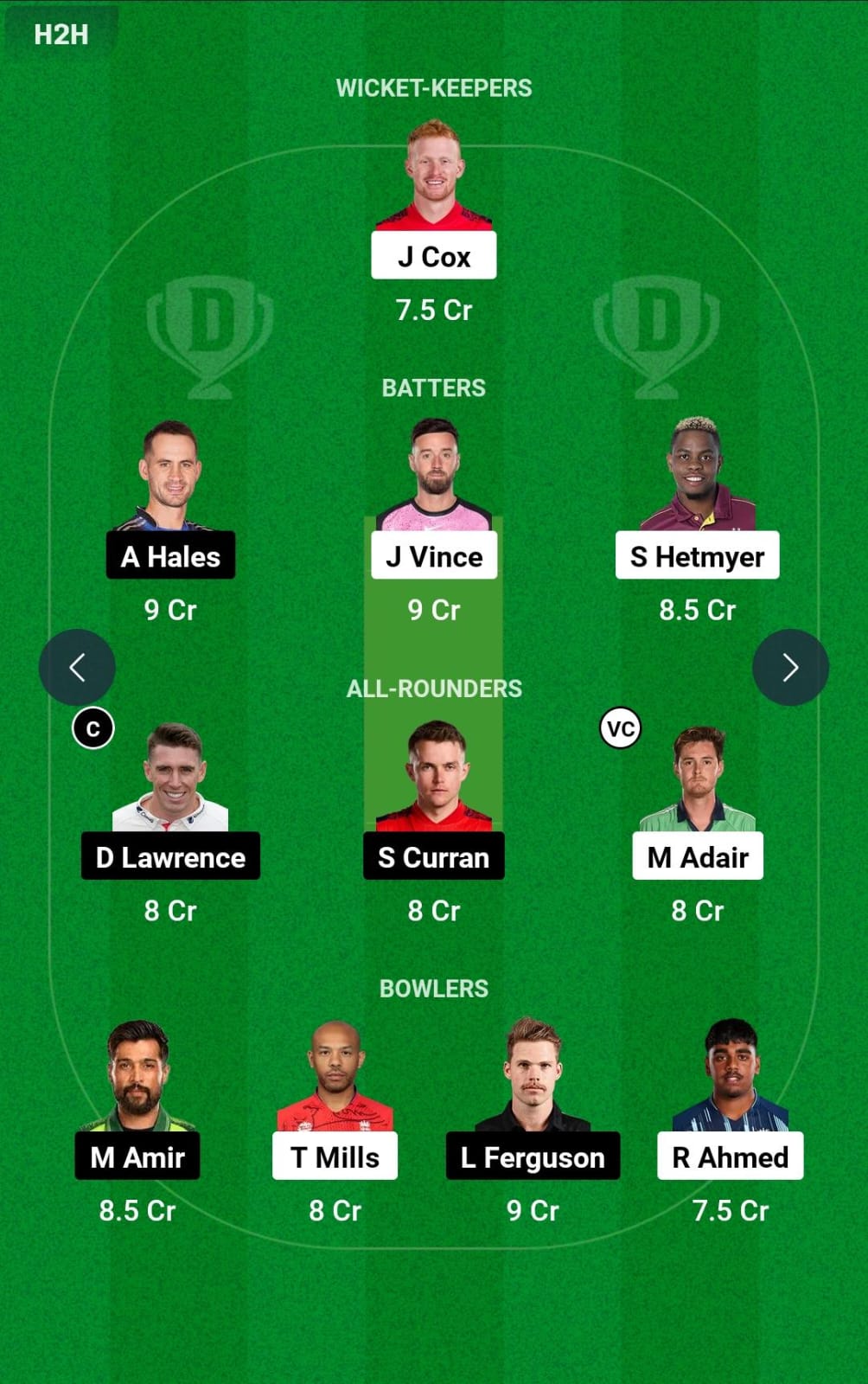 GG vs DV 5th T20 Dream11 Prediction
