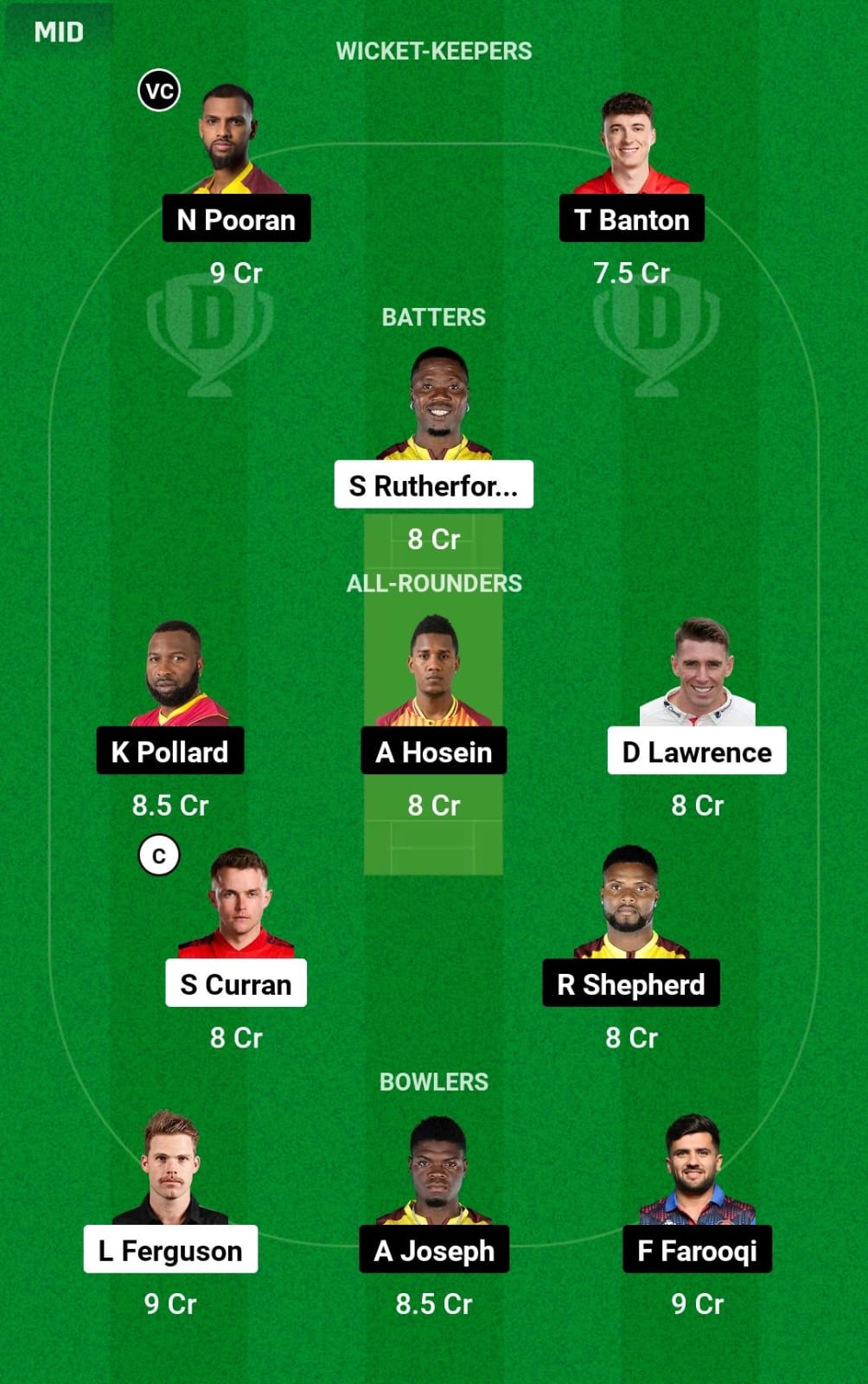 DV vs MIE 7th T20 Dream11 Prediction