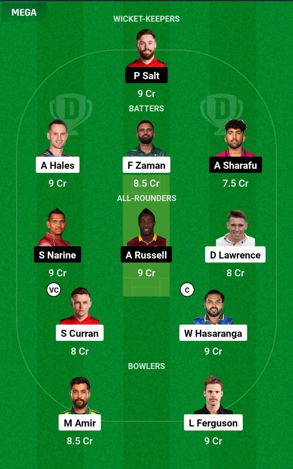 DV vs ADKR 9th T20 Dream11 Prediction
