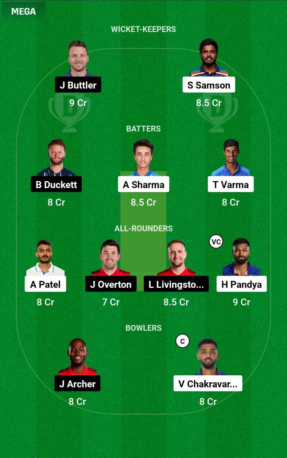 Dream11 Team Prediction IND vs ENG