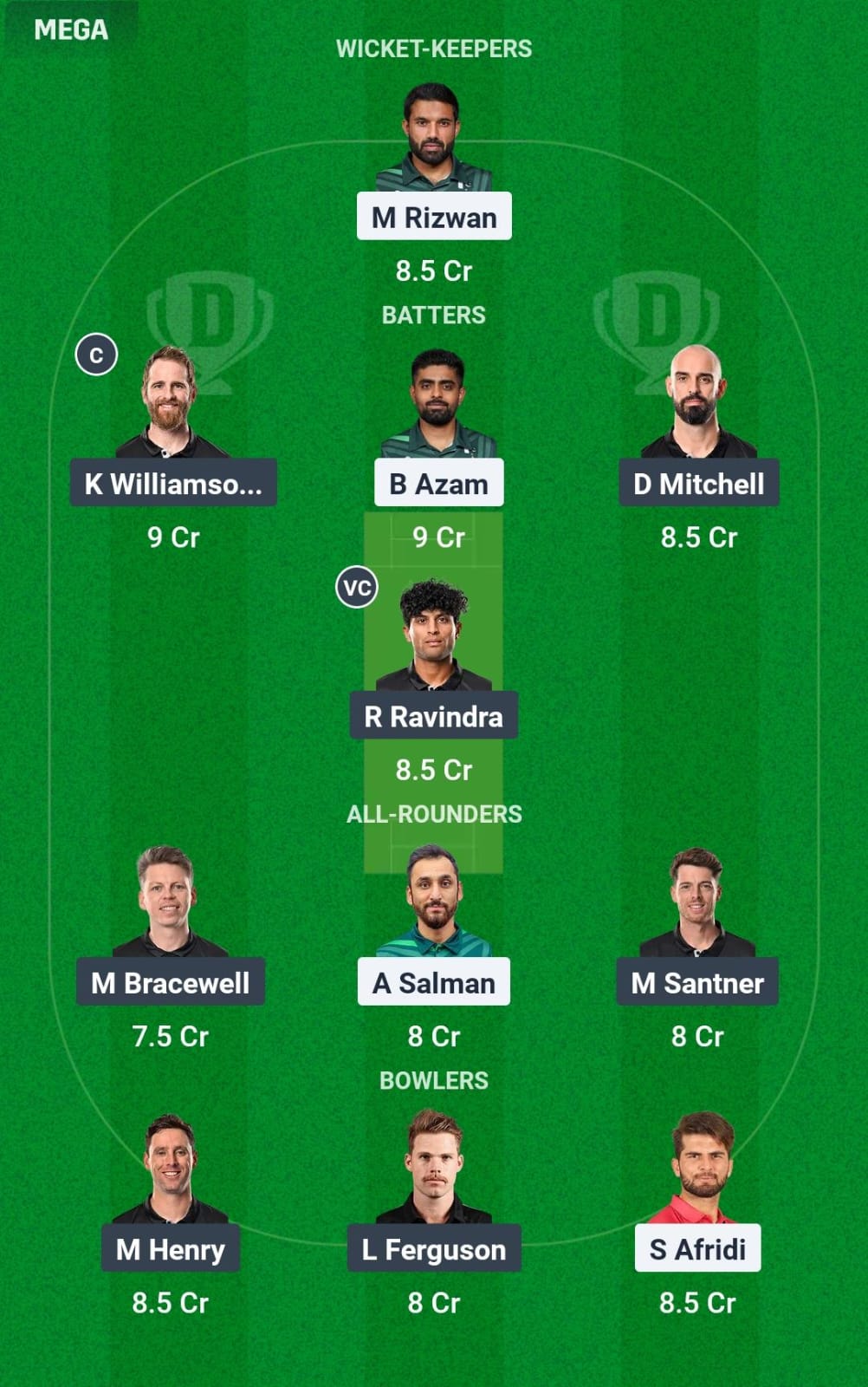 Dream11 Team Prediction PAK vs NZ