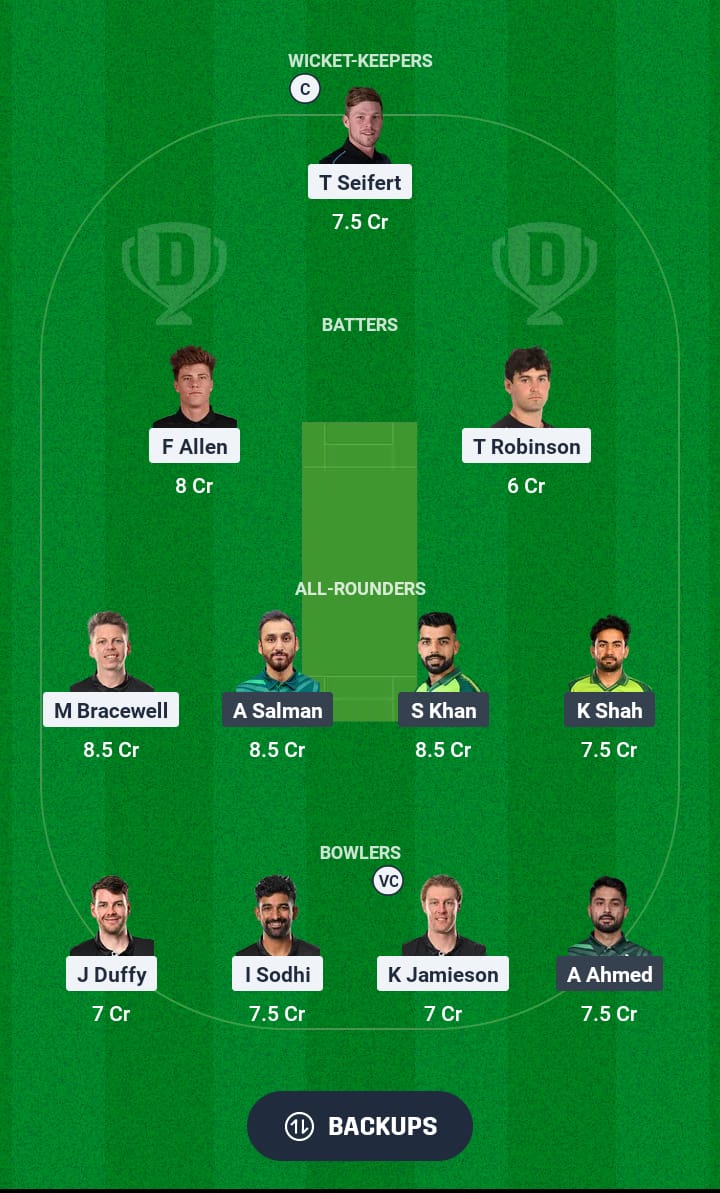 NZ vs PAK Dream11 Prediction 