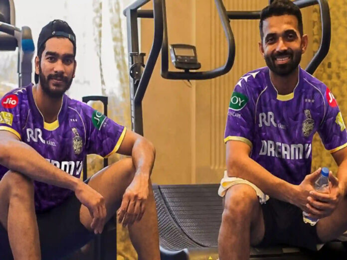 Golden Badge on KKR's jersey