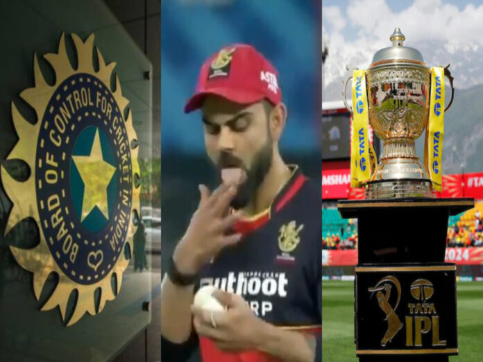 Saliva ban for IPL 2025