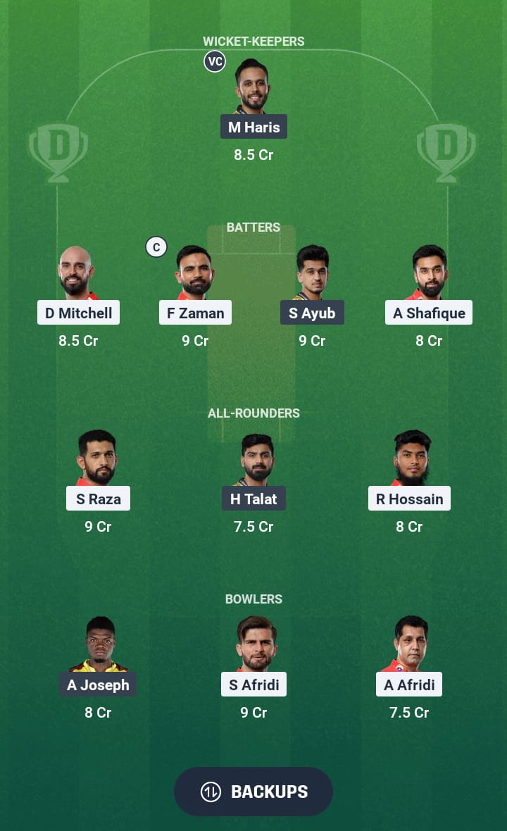 LAH vs PES Dream11 Prediction