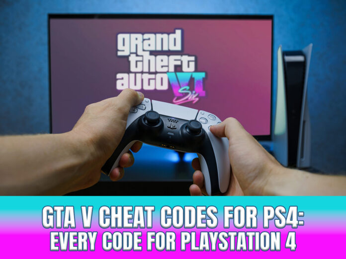 GTA 5 Cheat codes for PS4