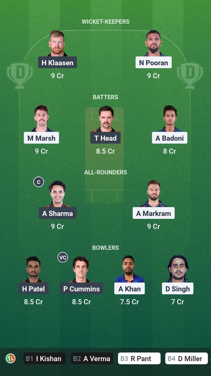 LSG vs SRH Dream11 Prediction