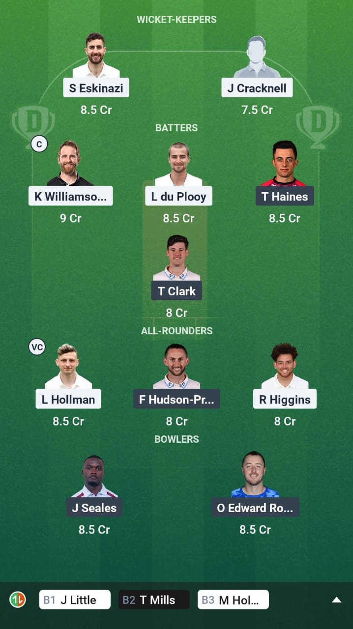 Dream11 Team Prediction MID vs SUS