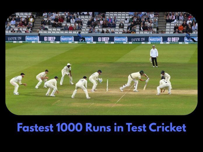 Fastest 1000 runs in test