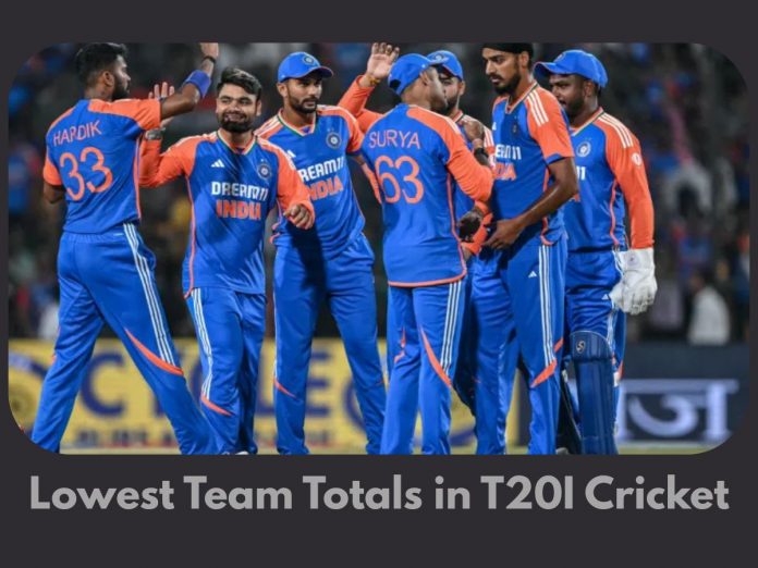 lowest score in t20